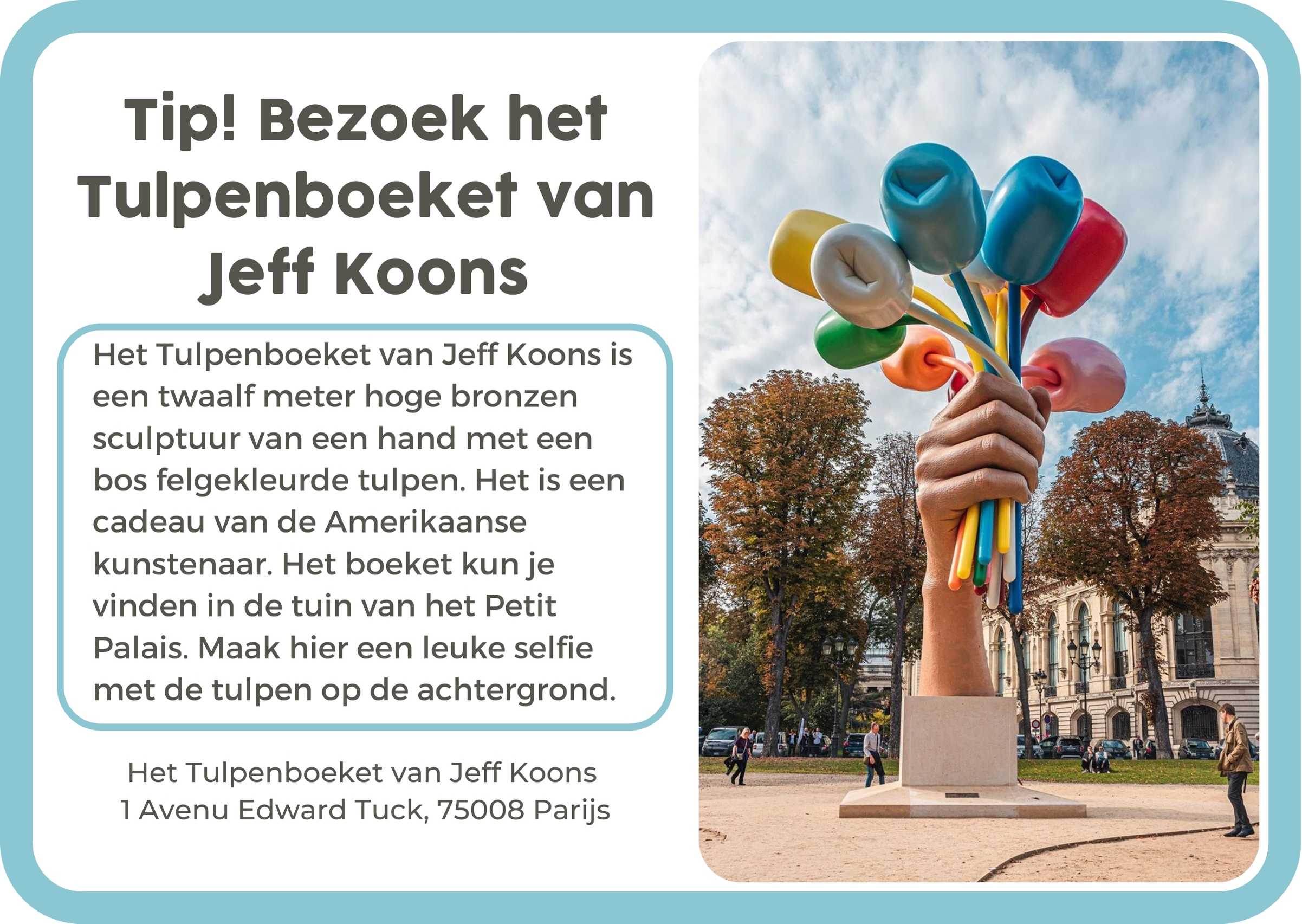 NL Tulips van Jeff Koons