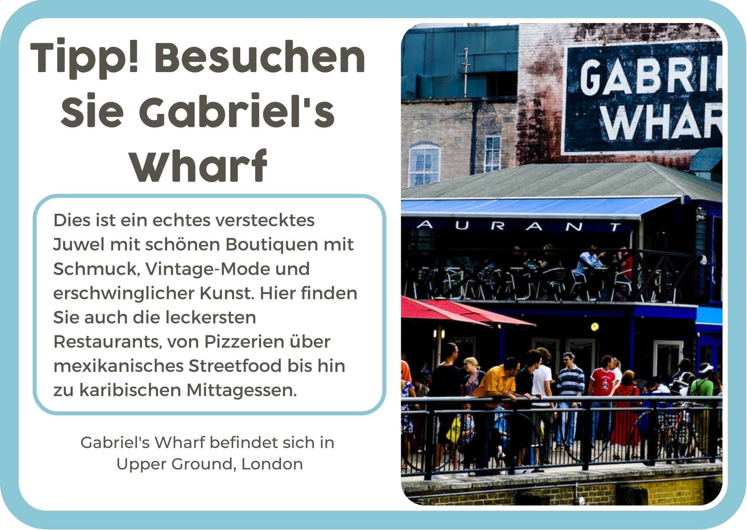 (Duits) EN Gabriel's Wharf