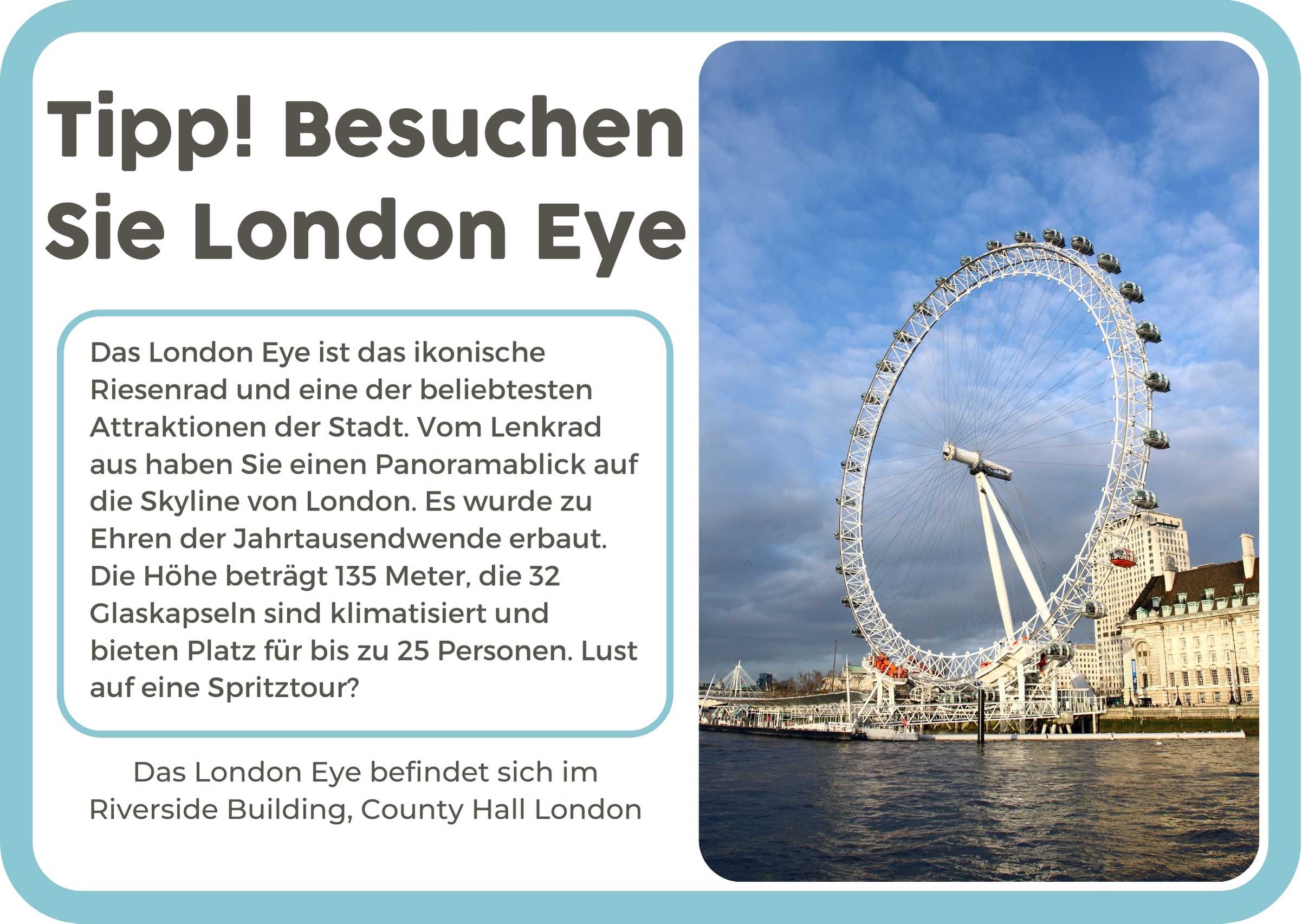 (Duits) EN London Eye