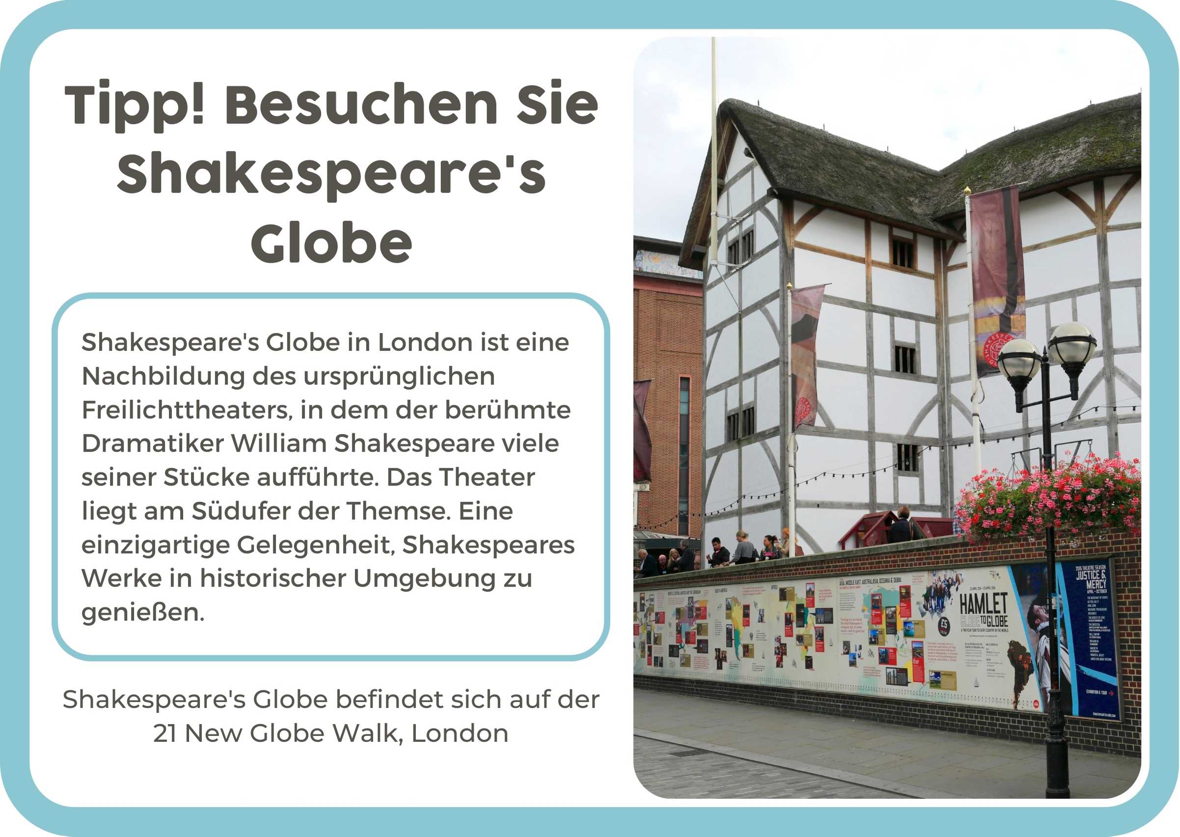 (Duits) EN Shakespeare's Globe