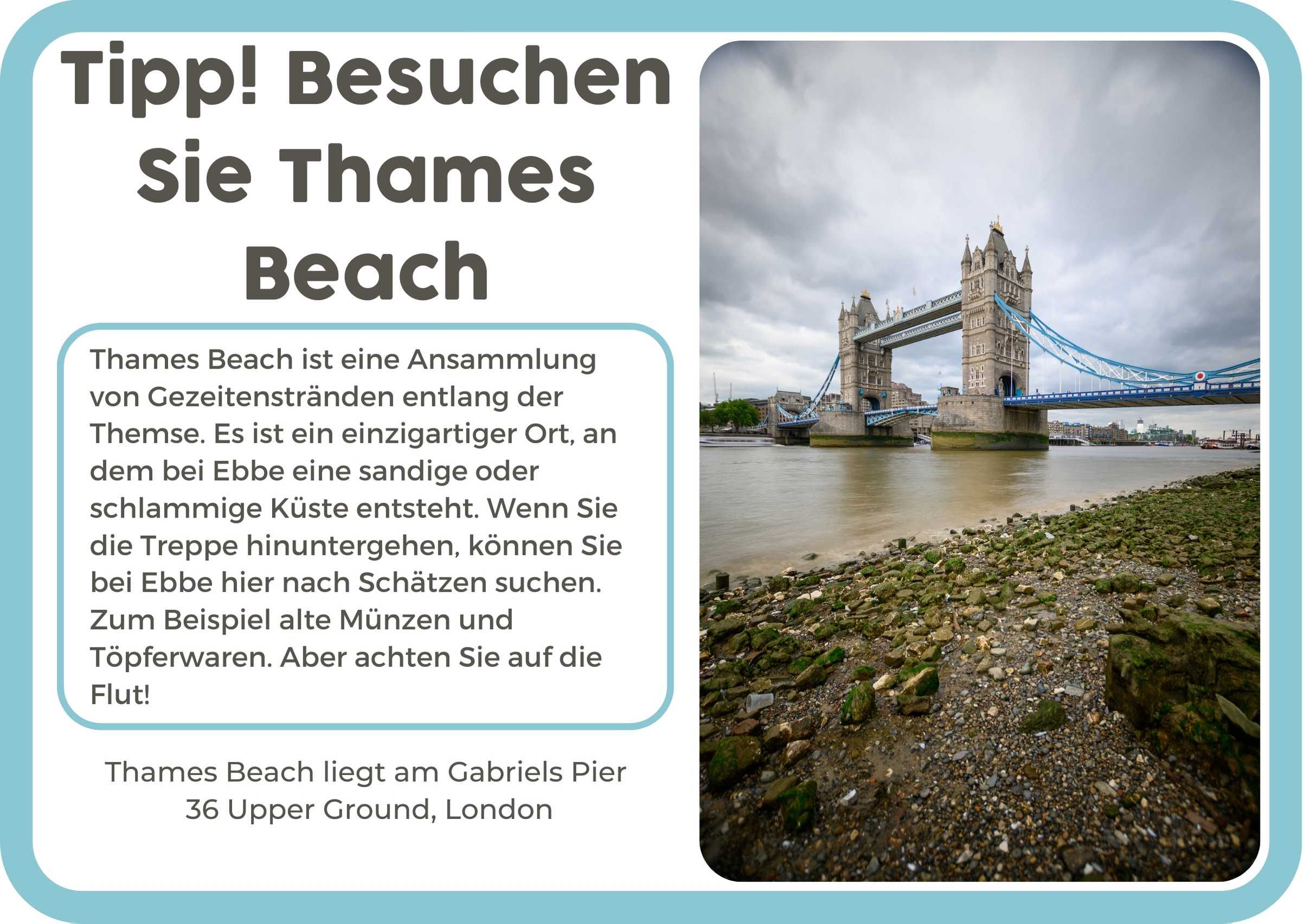 (Duits) EN Thames Beach