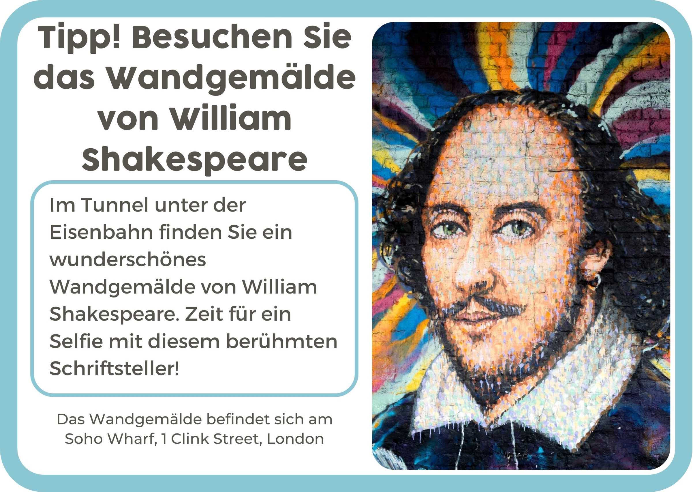 (Duits) EN William Shakespeare Mural
