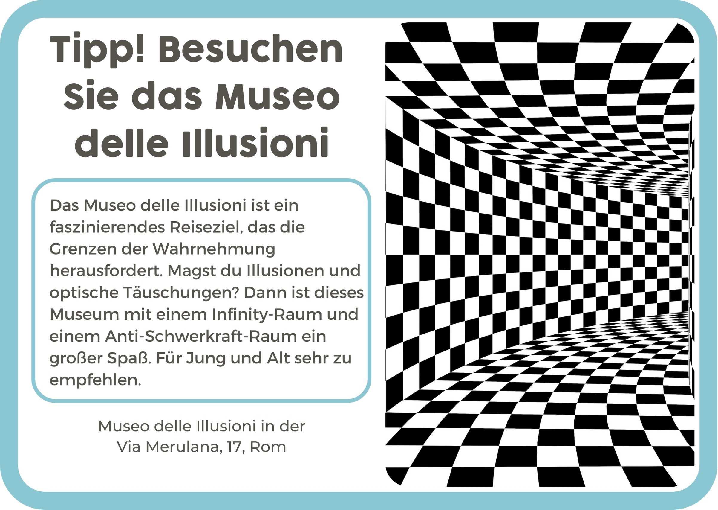 (Duits) Museo delle Illusioni Roma