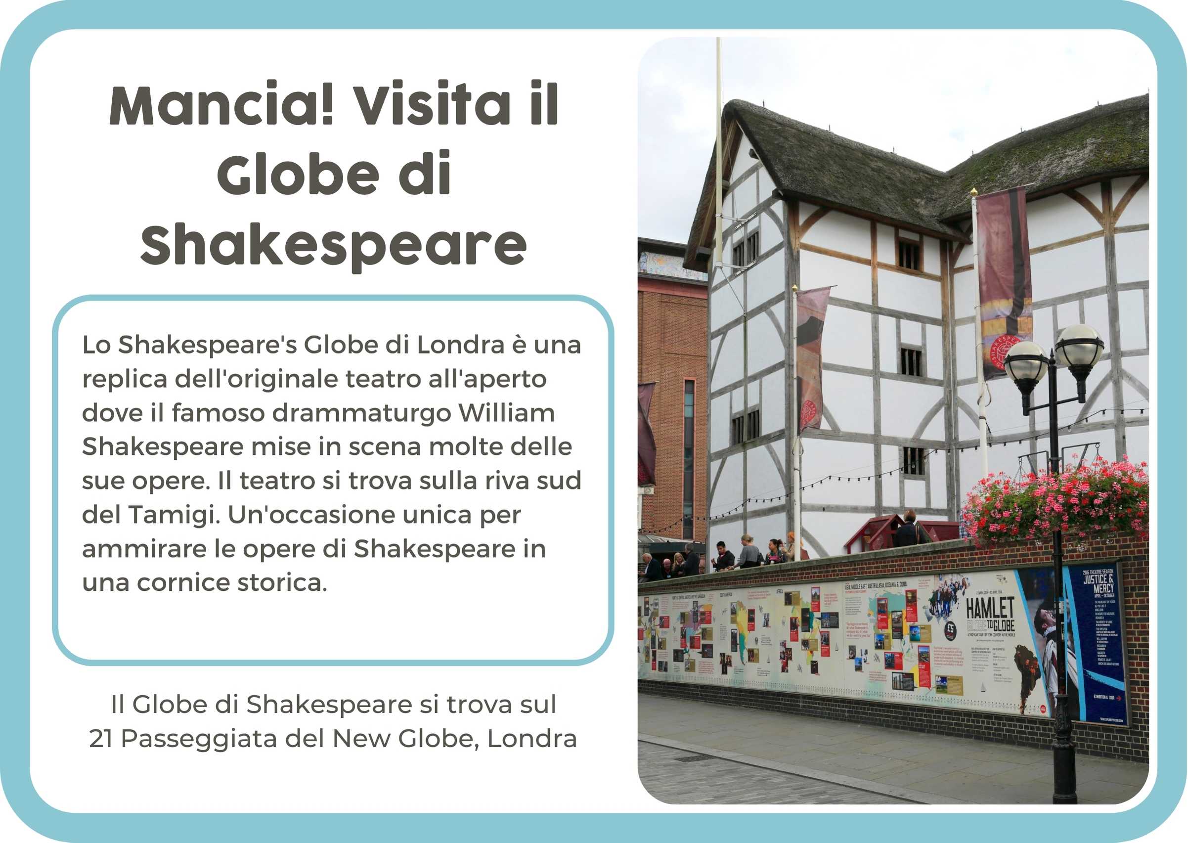 (Italiaans) EN Shakespeare's Globe