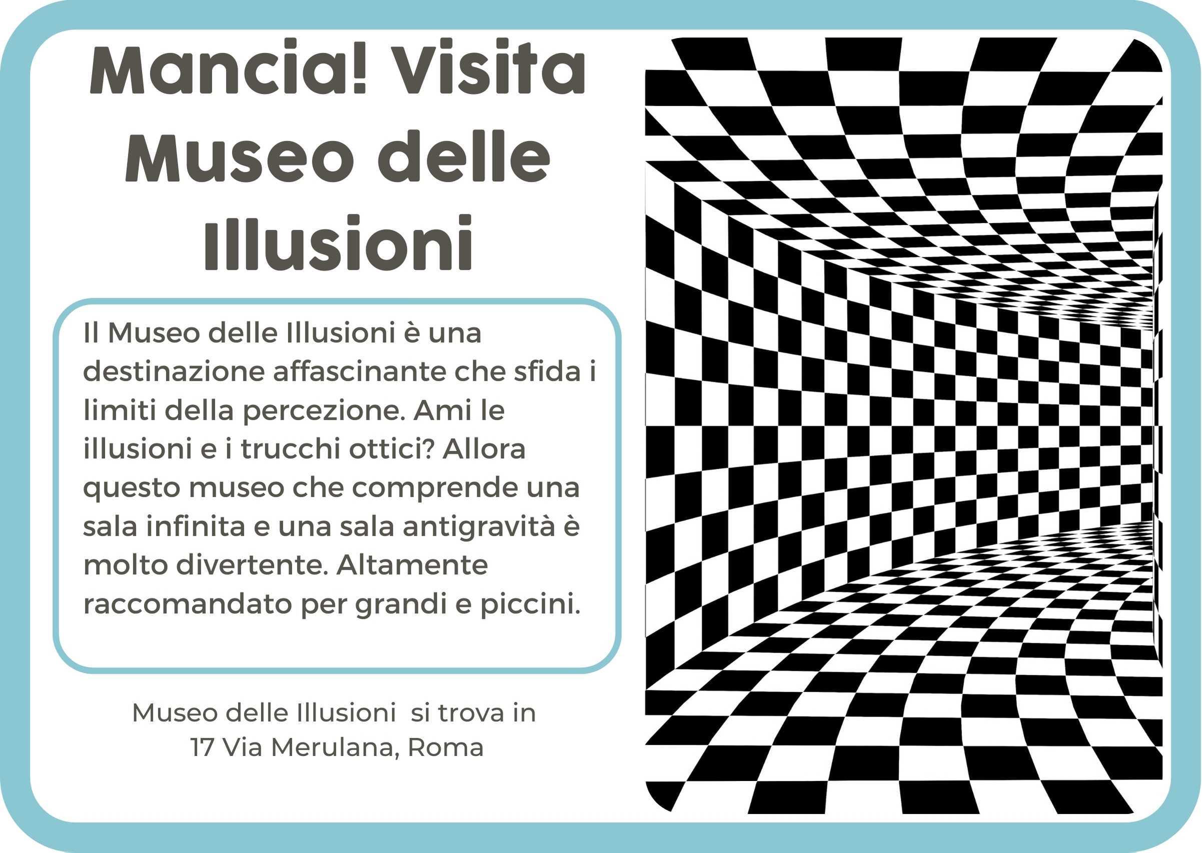 (Italiaans) Museo delle Illusioni Roma