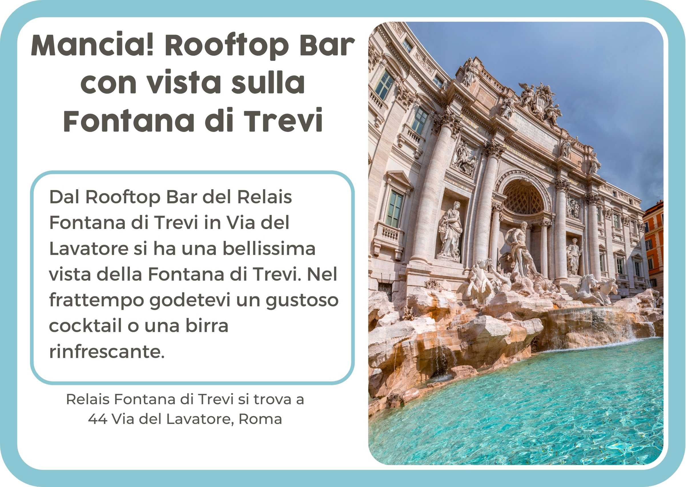 (Italiaans) Rooftopbar Trevi