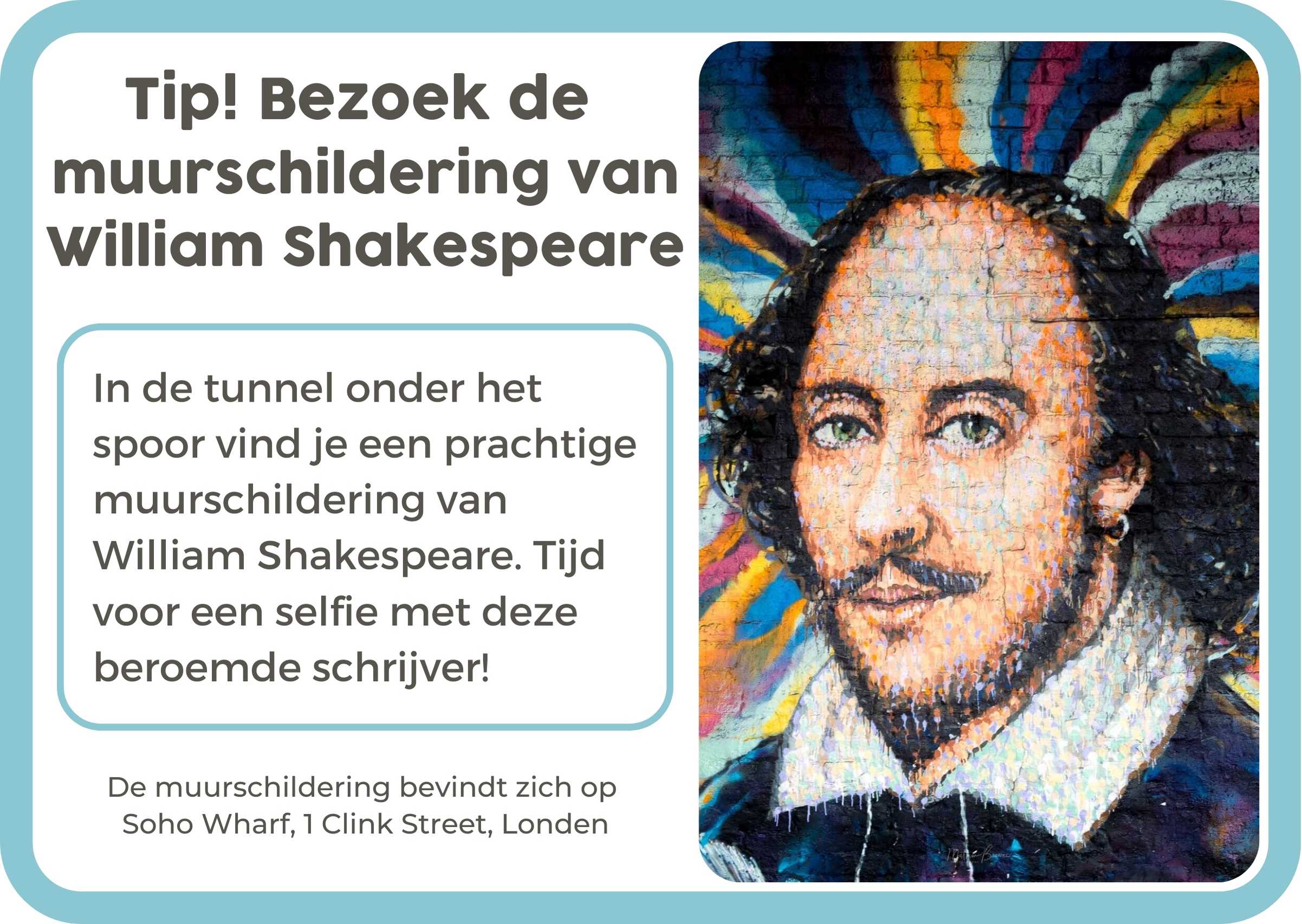 NL William Shakespeare Mural