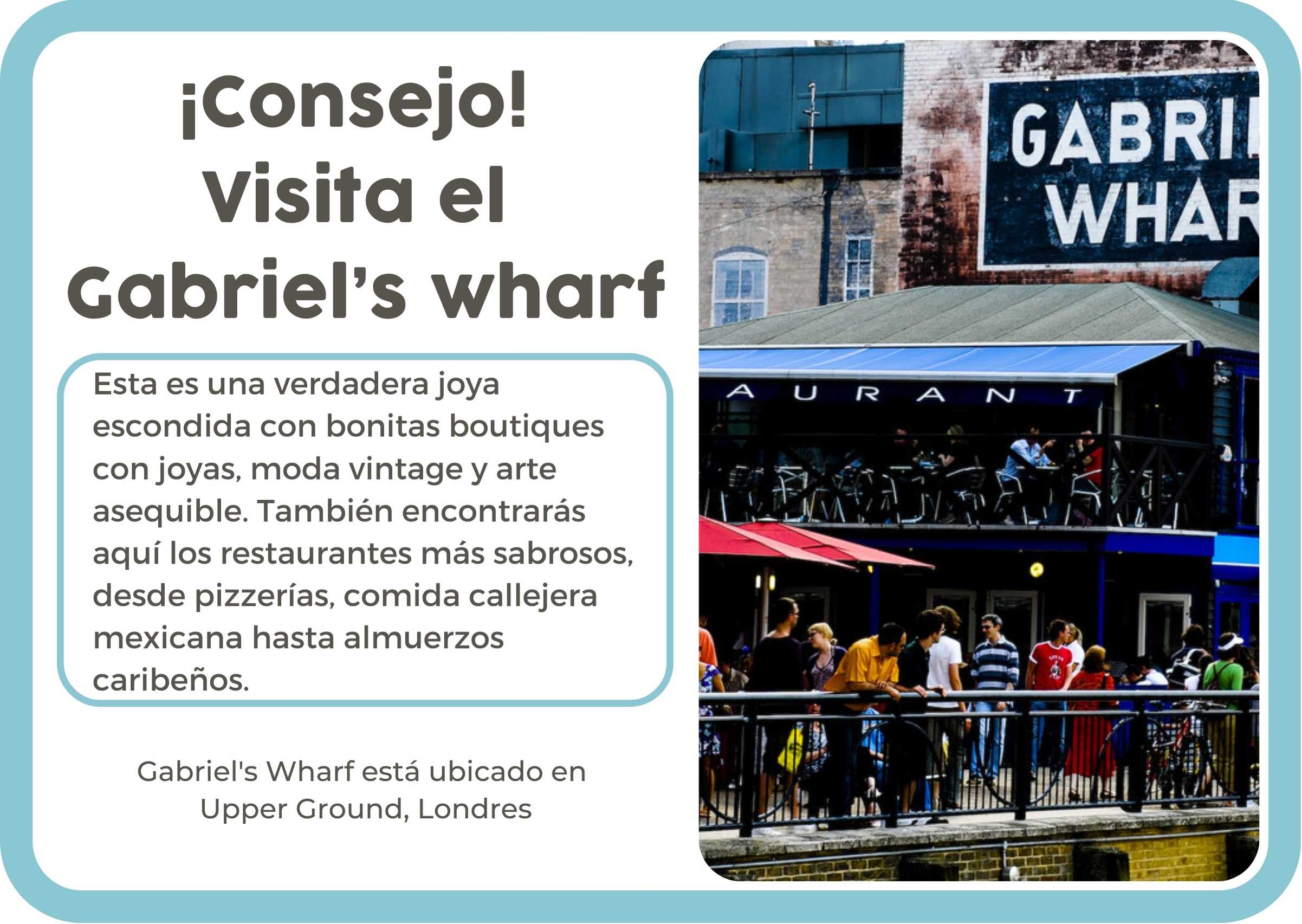 (Spaans) EN Gabriel's Wharf