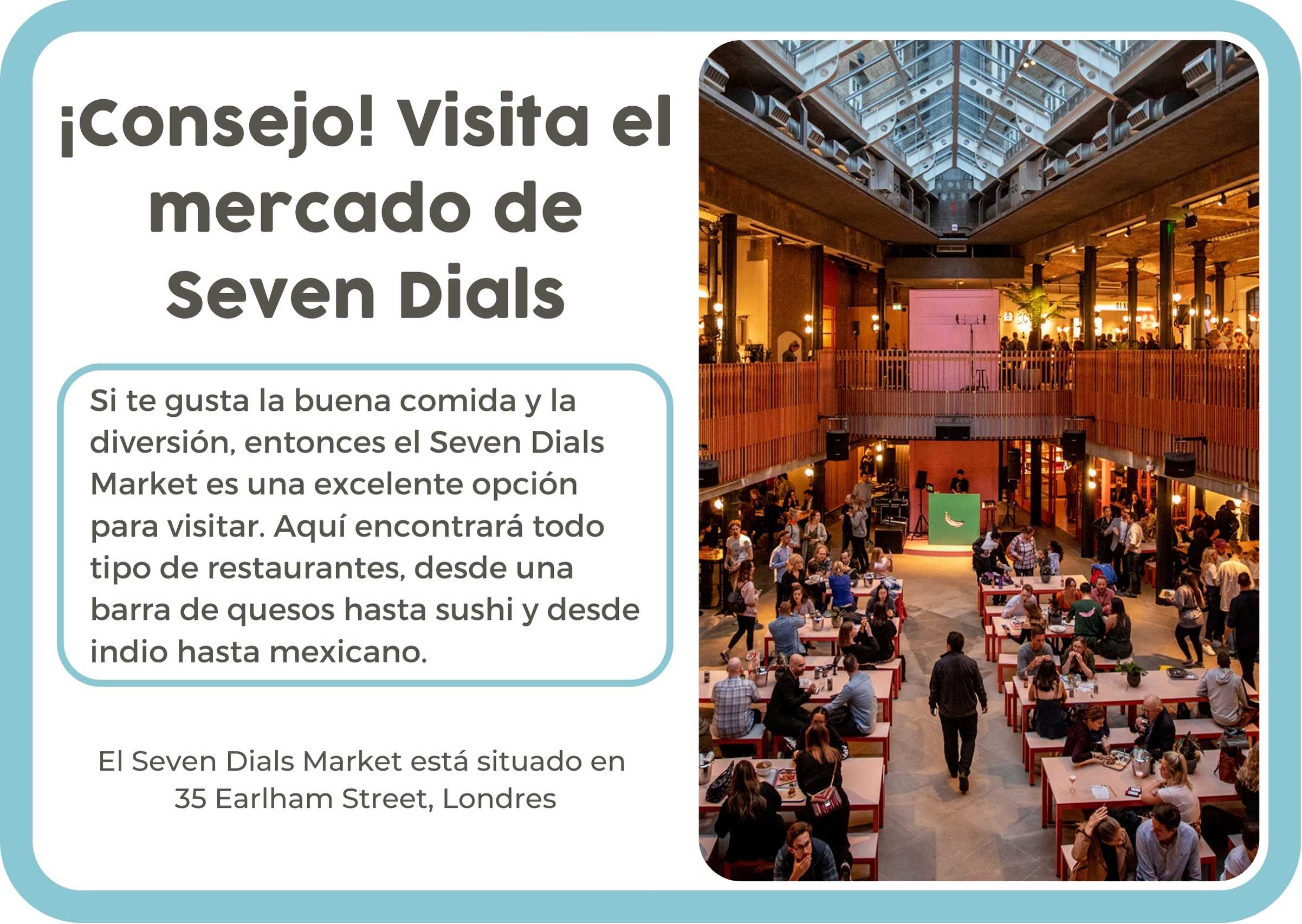 (Spaans) EN Seven Dials Market