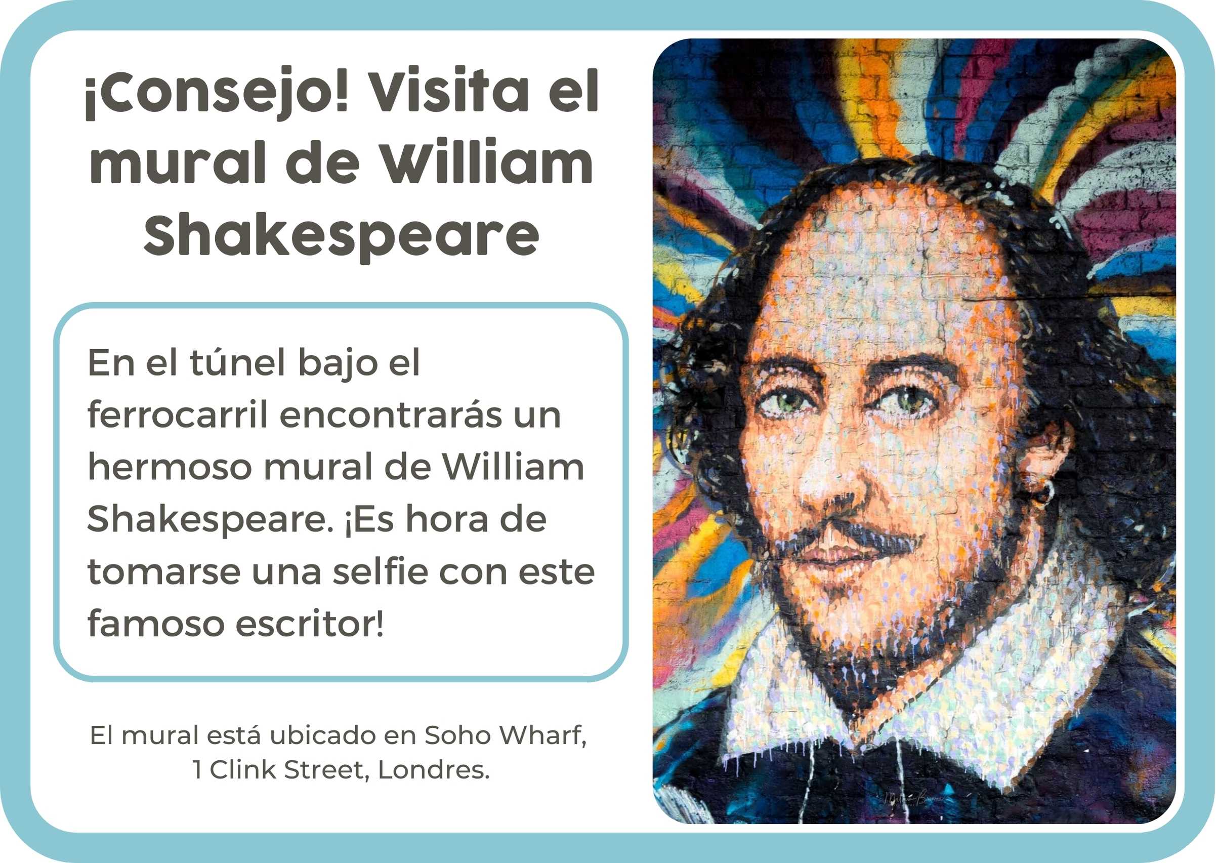 (Spaans) EN William Shakespeare Mural