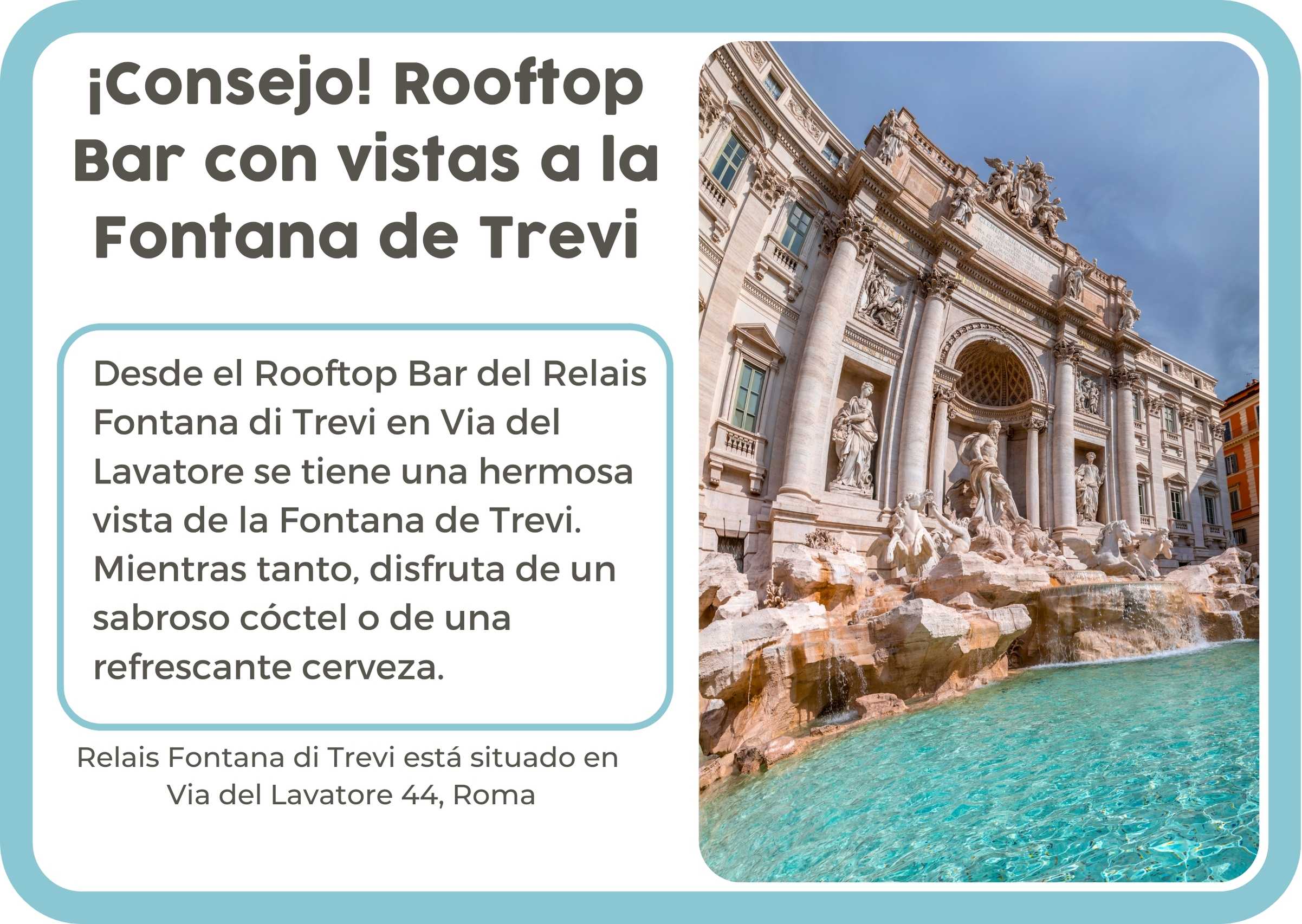 (Spaans) Rooftopbar Trevi
