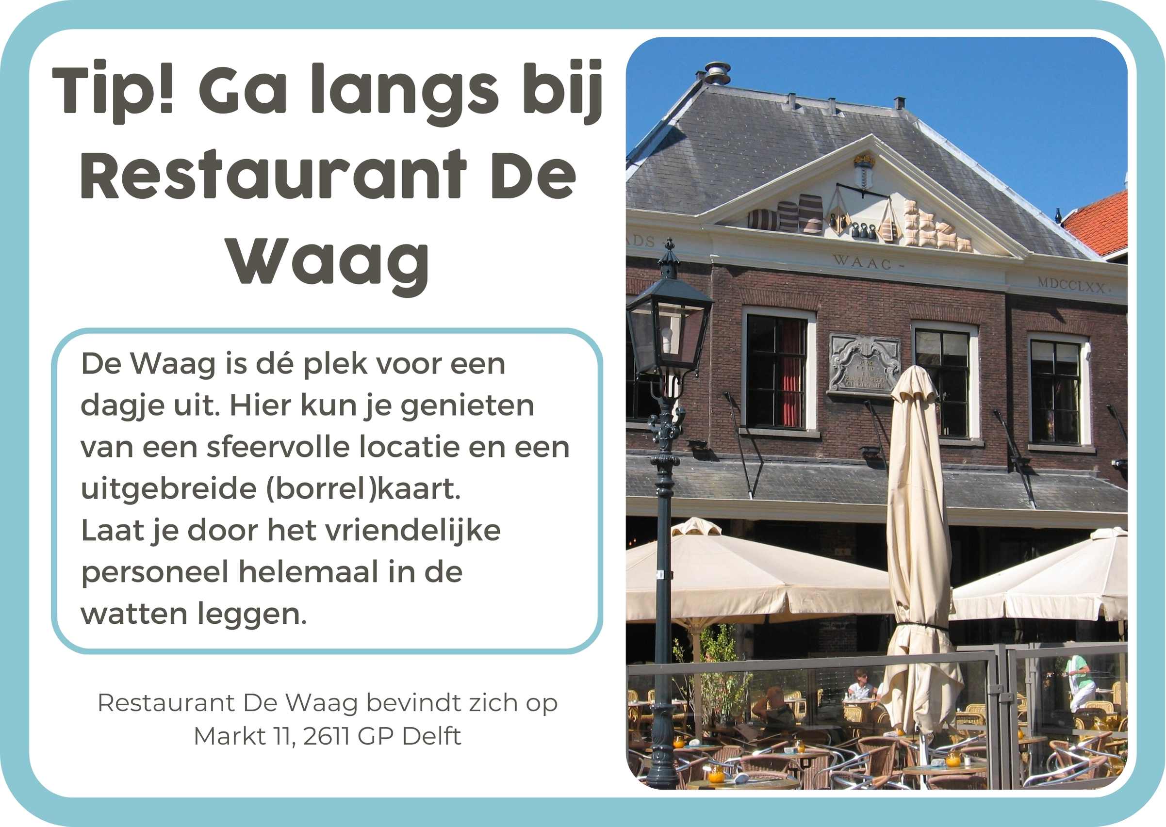 2. NL Restaurant de Waag