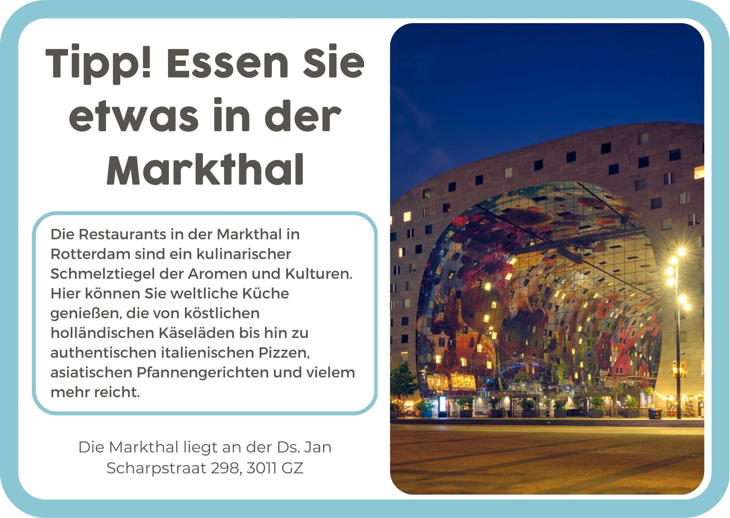 (Duits) 1. Markthal
