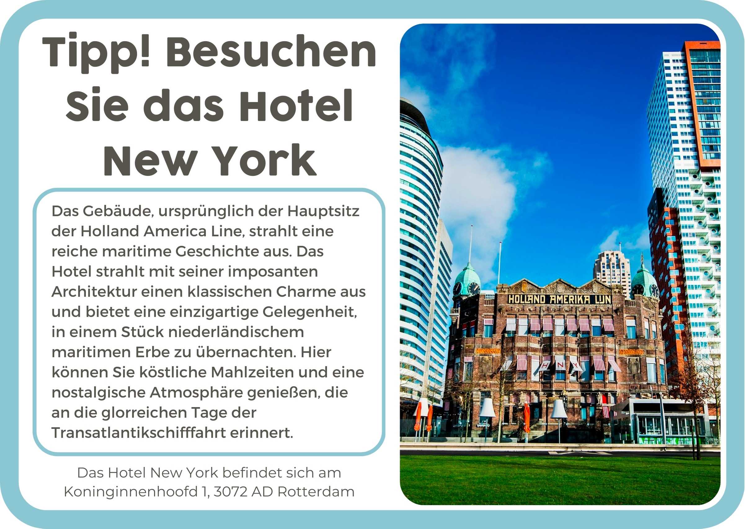 (Duits) 7. Hotel New York