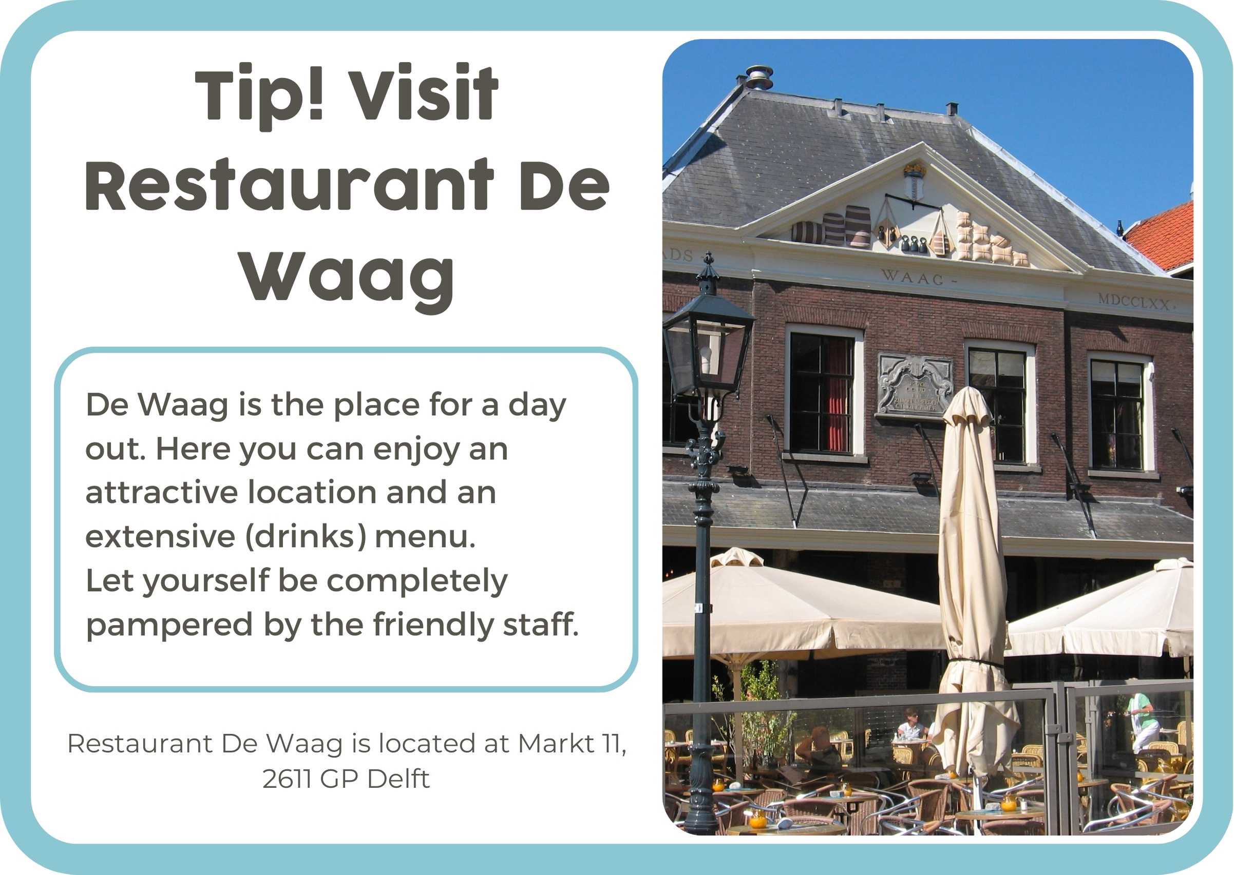 (Engels) 2. NL Restaurant de Waag